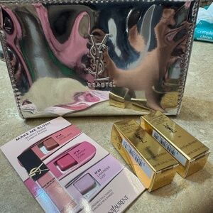 YSL Beuté Makeup Bag with Lipstick and Blush